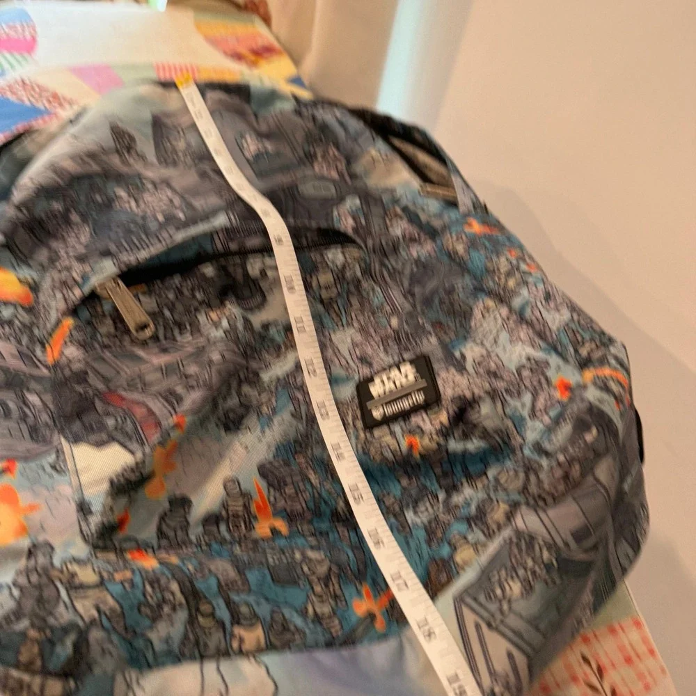 Loungefly Star Wars Battle of Hoth AT-AT Snowtrooper Canvas Backpack Blue